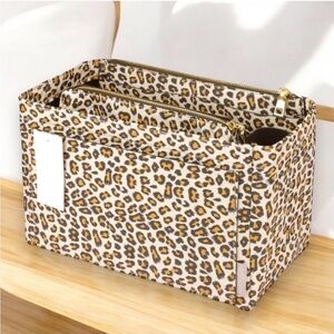 Upgraded Satin Leopard ~ Organizer/Shaper/Protector w/ Cupholder! Size: Large